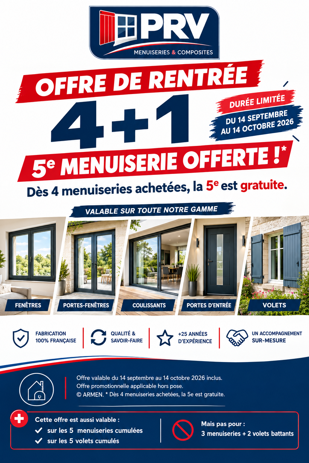 Promo menuiserie